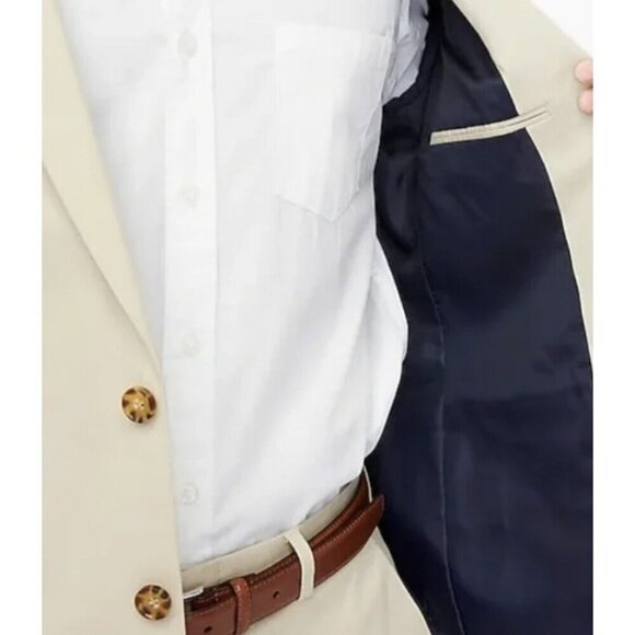 J.Crew Men's $298 Thompson Stretch Suit Jacket Stretch Chino Size 42R BA491 - Picture 4 of 10